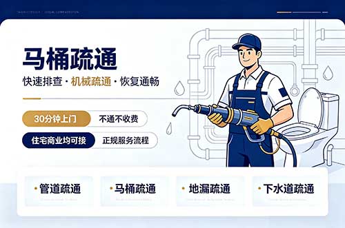 仲恺马桶疏通