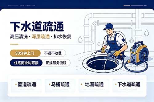 仲恺下水道疏通