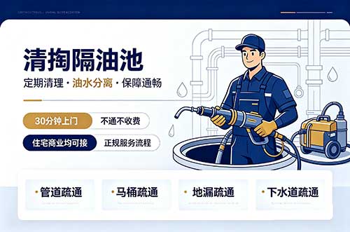 仲恺清掏隔油池